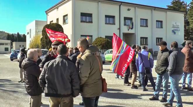 Protesta lavoratori sorical catanzaro