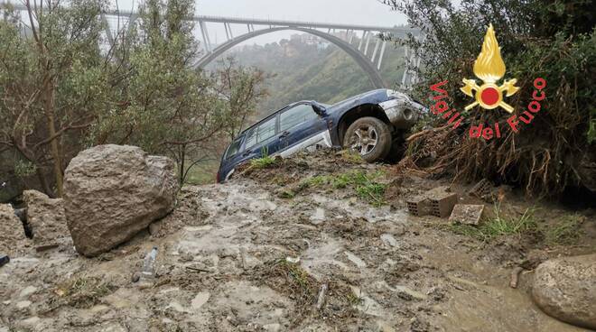 maltempo catanzaro interventi vigili del fuoco