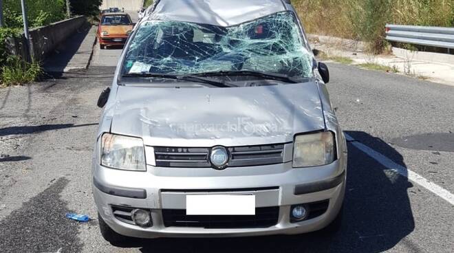 incidente stradale a janò ferita donna