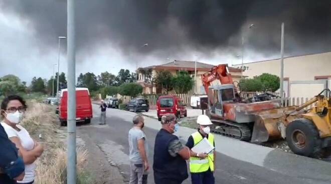 Incendio squillace