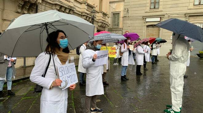 manifestazione specializzandi 