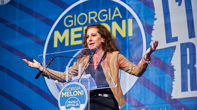 Giorgia Meloni a Catanzaro