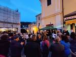 italexit con paragone sit in lamezia terme contro green pass