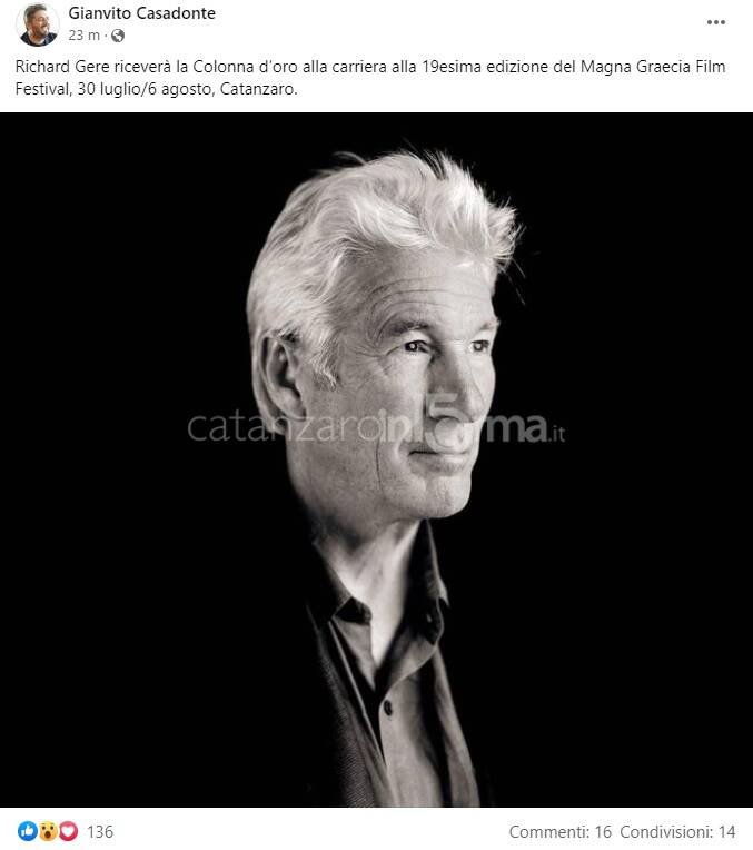 Casadonte Richard Gere Mgff