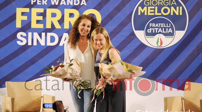 Meloni FDI a Catanzaro per Wanda Ferro