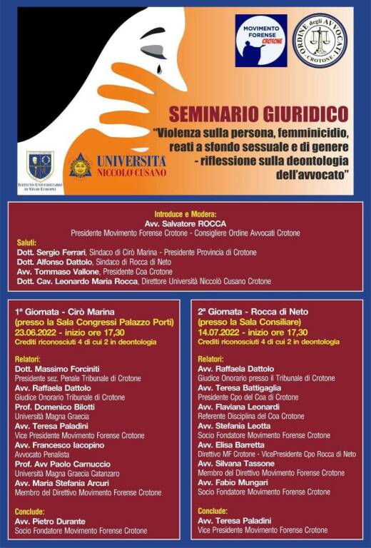 convegno movimento forense crotone