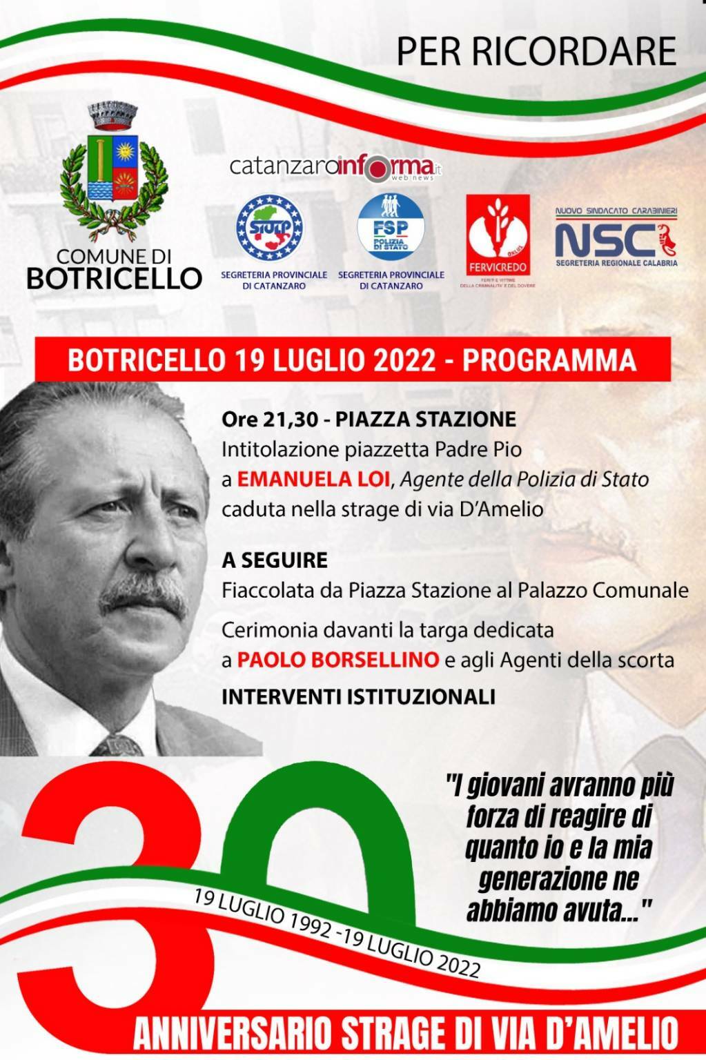 speciale borsellino strage via d'amelio