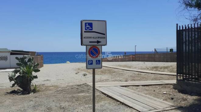 spiaggia lido pedana disabili