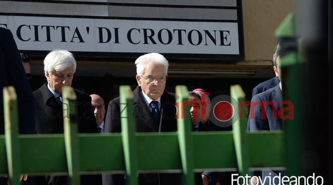 Il presidente Mattarella a Crotone