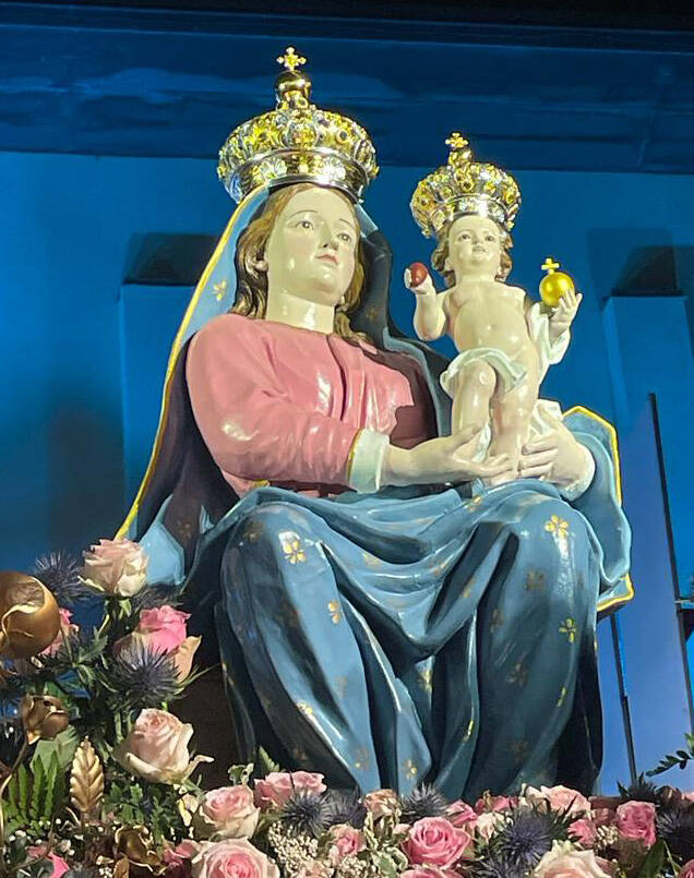 La Madonna di Polsi incoronata a Bagnara