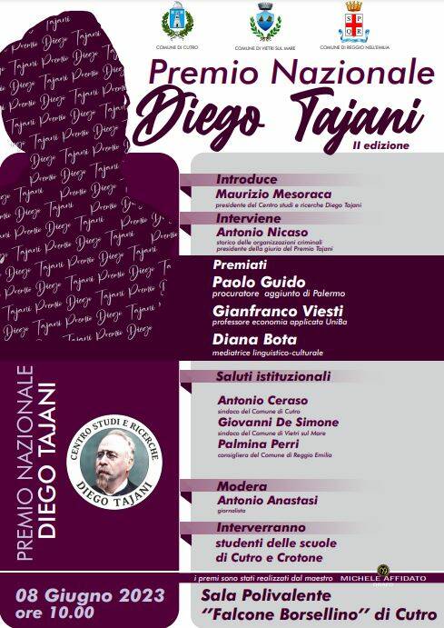 Il Premio Tajani al magistrato calabrese che ha arrestato Messina Denaro